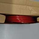 Petest 30ft Tie-Out Cable with Crimp Cover for Heavy Dogs Up to 125 Pounds Black & Red