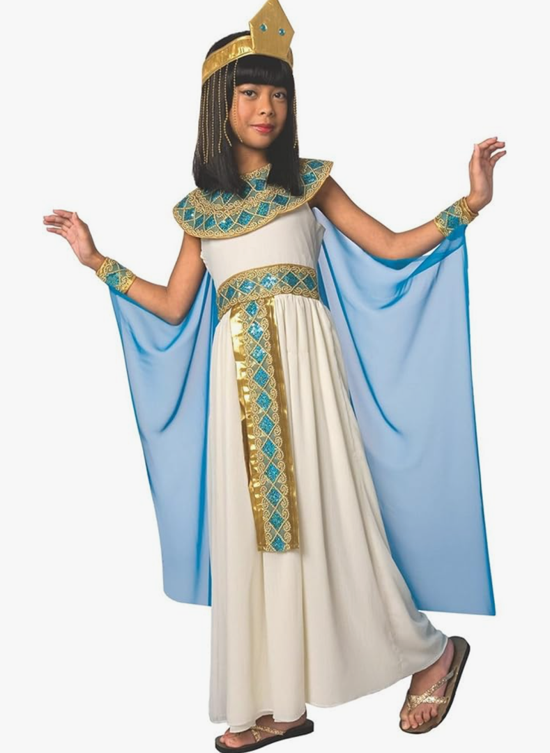 Morph Cleopatra Costume Kids, Egyptian Costume Kids, Cleopatra Outfit for Girls M