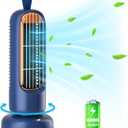 HOMETOP Tower Fan: 12'' Desk Fan 3 Speeds 110° Oscillation, Portable and Compact, Quiet Cooling Fan for Home Office Desktop Bedroom