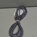 JSAUX 10ft/3M Aux to RCA Headphone Male to Male Jack Adapter Nylon Braided 1/8 to RCA Audio Y Cord for Smartphones, MP3, Tablets, Speakers, HDTV - Grey