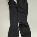 JOBST Relief 20-30 mmHg Compression Socks, Thigh High with Silicone Band, Black, Petite Medium