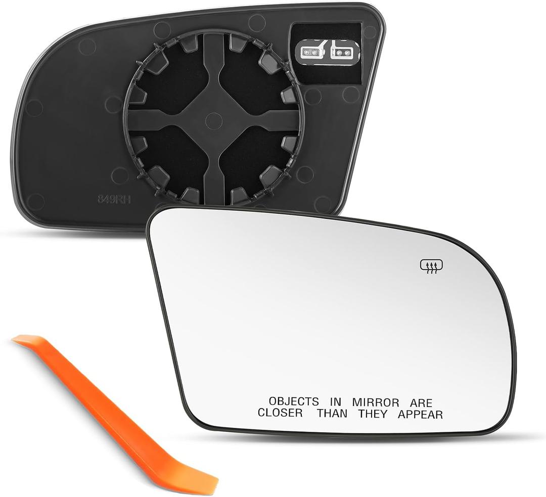 Compatible with Nissan Altima Coupe Passenger Side Mirror, 2008 2009 2010 2011 2012 2013, Right Side Mirrors Replacement Glass with Backing Plate, Power Heated, Not for Nissan Altima