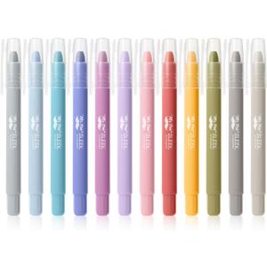 Mr. Pen- Gel Highlighters, 12 Pack, Morandi & Vintage Colors, Bible Highlighters for Bibles That Do Not Bleed