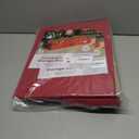 ZOBER Underbed Christmas Ornament Storage Box - Stores 120 3" Ornaments, With Dividers - Tear Proof 600D Oxford Fabric, Ornament Organizer Storage Box, Durable Christmas Containers Holder - Red