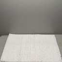 Soft Bathroom Mat Color White 35Inch x 24Inch