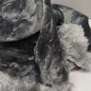 Anysay Faux Fur Throw Blanket, 1000GSM Fluffy Soft Bubble Blanket for Couch Bed, Cozy Plush Warm and Thick Blanket, Fuzzy Rabbit Throw for Living Room Bedroom 50''*60'' Tie-Dye, Grey