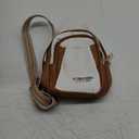 Crossbody Bags for Women Anti Theft Vegan Leather Sling Bag RFID Blocking Chest Bag for Travel (Beige Brown)