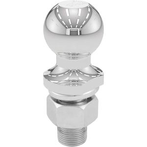 CURT 40002 Chrome Trailer Hitch Ball, 3,500 lbs, 1-7/8-Inch Diameter, 1 x 2-1/8-Inch Shank