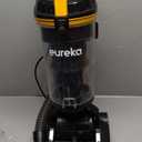 Eureka Powerful Upright Vacuum Cleaner for Carpet and Floor, Household Upright Vacuum Cleaner for Home Pets, Bagless Lightweight Upright Vacuum, MaxSwivel Pro NEU350 with Pet Tool, Yellow