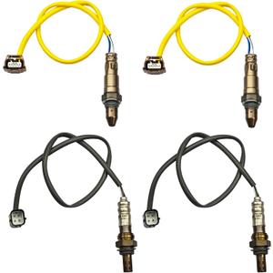 4PCS Downstream and Upstream Oxygen O2 Sensor fit Compatible with 2011-2012 Infiniti Ex35/Fx35 3.5L, 2013 Ex37/Fx37, 2011-2013 g37, 2012-2013 m37, 2014 Qx50/Qx70, for 2011-2013 Nissan 370z 3.7L
