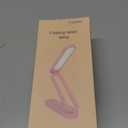 LED Desk Lamp for Office Home & Battery Operated Lamp Rechargeable Lamp Foldable & Portable Light, LED Desk Light Strip, 3 Brightness Dimmable Small Desk Lamp Wireless Reading Lamp(2PACK)