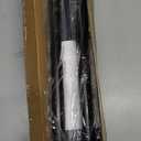 Matte Black Shower Curtain Rod,1 Inch Diameter Stainless Steel Adjustable Spring Tension Rods 32 to 80",with Holders,Anti-Slip,Curtain Rods No Drilling(1 Pack)