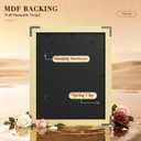 16x20 Ornate Gold Resin Picture Frame, Real Tempered Glass