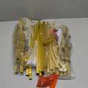 Gold Metal Arch Backdrop Stand 2 Set 7.2FT, 6FT Wedding Arch Stand Arched Door Frame for Birthday Party Baby Shower Ceremony Indoor Outdoor Celebration Decor (7.2FT, 6FT)