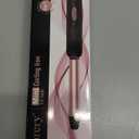 Travel Size Curling Iron Dual Voltage 100-240V, Mini Curling Iron for Short Hair with 1/2 Inch Barrel, Ceramic Mini Hair Curler with Keratin & Argan Oil Infused, Travel Hair Curler with Storage Bag
