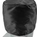 Turbine Vent Cover, Heavy Duty Waterproof Roof Vent Cover Turbine Protective Cover 420D Oxford Cloth Black Roof Vent Dust Cover Roof Turbine Cover (12D x 17.5W Inch)
