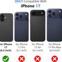 for iPhone 17 Case Black White Checkered Plaid Pattern | Cute Shockproof Soft TPU and Hard PC Protective Phone Case [Compatible with Magsafe] for Girls Women