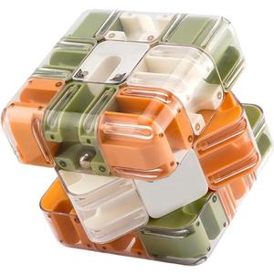 Large 3D Labyrinth Cube Puzzle - Engaging Brain Teaser Toy, 3D Maze Cube, Improve Spatial Recognition and Cultivate Logical Thinking, Educational Focus Game Gift for Adults Teens