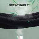 OhGeni 100% Waterproof Mattress Protector, Queen-Black Size Mattress Pad, Fits 6"-20" Mattresses with Deep Pocket, Cooling, Breathable Fitted Sheets, Soft Bed Cover, Noiseless, Machine Washable