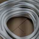VEVOR 100ft Mini Split Line Set, 1/4” & 1/2” OD AC Copper Tubing Pipe, 3/8 White PE Thickened Insulated Coil with Flared Nuts, Strapping Tapes, for Mini Split Air Conditioner HVAC or Heat Pump System