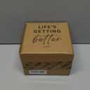 LE TAUCI Spoon Rest for Stove Top, Set of 4 Ceramic Spoon Holder for Kitchen Counter, 5-Inch Modern Coffee Spoon Rest for Spatula, Tea Bag, Ladle, Dishwasher Safe, Matte Black