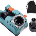 Drill Bit Sharpener for 3/32" to 3/4" Bits, Sharpens HSS and Carbide,115-140 Angle Adjustment, Sharpening Tool for Home,Work & DIY