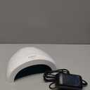 SUNUV UV LED Nail Lamp, Gel Light for Nail Polish UV Dryer with 3 Timers SUNone White (A-White)