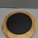 Wood Lazy Susan Organizer Kitchen Turntable for Cabinet Farmhouse Bathroom Decor Round Decorative Tray for Vanity, Counter, Sink, Coffee Table, 11 Inch, Brown