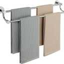 Alise Double Bath Towel Bars Towel Racks for Bathroom Lavatory,Wall Mount Towel Holder SUS304 Stainless Steel Towel Hanger Towel Rail,SUS304 Stainless Steel Polished Chrome 24 Inch,GOY4600-C
