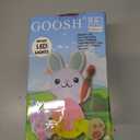 GOOSH 5 FT Easter Inflatables Bunny Outdoor Decorations Cute Rabbit Draw Easter Eggs Blow Up Yard Decorations Easter Decor with Built-in LED Lights for Holiday Indoor Lawn Garden