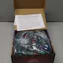 C9 Christmas Pathway Lights Outdoor, 38Ft Outdoor Christmas Decorations with 25 C9 Multicolor Bulbs Marker Stakes Light, Connectable Walkway Lights for Outside Yard Lawn Sidewalk Garden