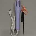 Auto Hair Curler, Automatic Curling Iron with 4 Temperature Settings, 30s Fast Heat, Anti-Tangle & Anti-Scald, 60min Auto Shut-Off, Portable, Easy-to-Use, Purple