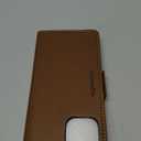 QLTYPRI Wallet Case for iPhone 12/12 Pro, Premium PU Leather Magnetic Flip Folio Case with RFID Blocking Credit Card Slots Kickstand Shockproof Protective Phone Case Cover - Brown