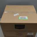 Amazon Basics Plastic Storage Containers with Secure Latching Lids, Stackable Organization Bins for Organizing, Clear/Grey, 5 Quart, Set of 10