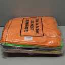 Woanger 100 Pcs Bulk Tote Bags 15'' x 16'' Reusable Fabric Shopping Canvas Bags Cloth Totes with Handles