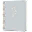 XAOWON Lined Spiral Journal Notebook for Men & Women, 6.25" x 8.26", 160 Pages, College Ruled Journaling Notebooks for Work & Note Taking, Cyan