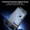 [Improved Easy-Dock Version] Clear Dockable Protective Case Compatible with Nintendo Switch 2 2025, Transparent Hard Shell, Slim Cover Protector for Joycon & Grip, Split Design, Anti-Scratch