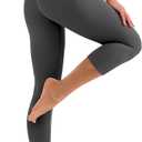 Laite Hebe Biker Shorts Women High Waisted Tummy Control- 5"/8"/Capri, Ultra-Comfort for Workouts, Yoga & Daily Wear (Gray)