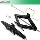 munirater RV Trailer Stabilizer Leveling Scissor Jacks 2-Pack 6600lbs with Speed Crank Handle