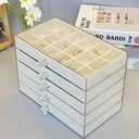 1pc 5-Layer Clear Acrylic Jewelry Box, Large Capacity Jewelry Box