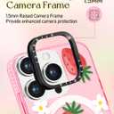 for iPhone 14 Pro Max Case for Women - Cute Design Girls Compatible with Magsafe Magnetic Ring Holder Stand Strawberry Flower Phone Covers Aesthetic Girly TPU Funda for 14 Pro Max