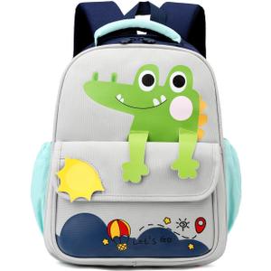 Dinosaur Backpack for Boys Bookbag for Toddler Kids 3-5 Boys School Bags Lightweight Preschool Backpack