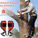 Tree Climbing Spikes, Tree Spikes for Tree Work, Adjustable Steel Spurs with Straps, 350lbs Load, for Pruning, Trimming, Fruit Picking & Tree Maintenance