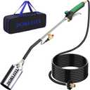 Propane Torch Weed Burner Kit, Blow Torch with 10FT Hose and Storage Bag, Heavy Duty Flame Weeder with Igniter for Weeding, Roofing and BBQ(Propane Tank Not Included)(33")