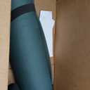 PAIDU Yoga Mat Non Slip Anti-tear,extra thick-2/5 inch10MMHigh Resiliency Professional POE Yoga Mats for Women Men Kids,72"x24"inch,Workout, Yoga, Pilates and Floor Exercise, with Carrier Strap (Deep green+Gray.)
