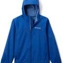Columbia Boy's Glennaker Rain Jacket (Medium, Mountain Blue)