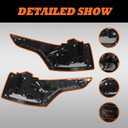 Pair Tail Lights Assembly w/Bulbs Compatible with Range Rover Sport 2014-2018 Rear Tail Lamp Taillight Left & Right Replace LR043974 LR043976