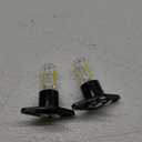 QLEE Led Filament Light 1.5w Z187 Microwave Bulb 125v 20w Equivalent Incandescent Lamps for Galanz Refrigerator Microwave Oven Electrical Range Hood Indicator Light (2 Pack, Z187 Base,5000K)