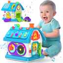 14-in-1 Montessori Toys for 1 Year Old Boy Gifts, Musical Educational Baby Toy 12-18 Month, First Birthday Gift for One Year Old Boy Girl, 1st Present for Toddler 1-2 Age (Blue)