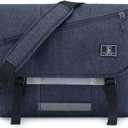 OIWAS Messenger Bag for Men, 15.6 Inch Laptop Crossbody Bags Women Casual Satchel Shoulder Bag College Travel Office Briefcase (Blue)